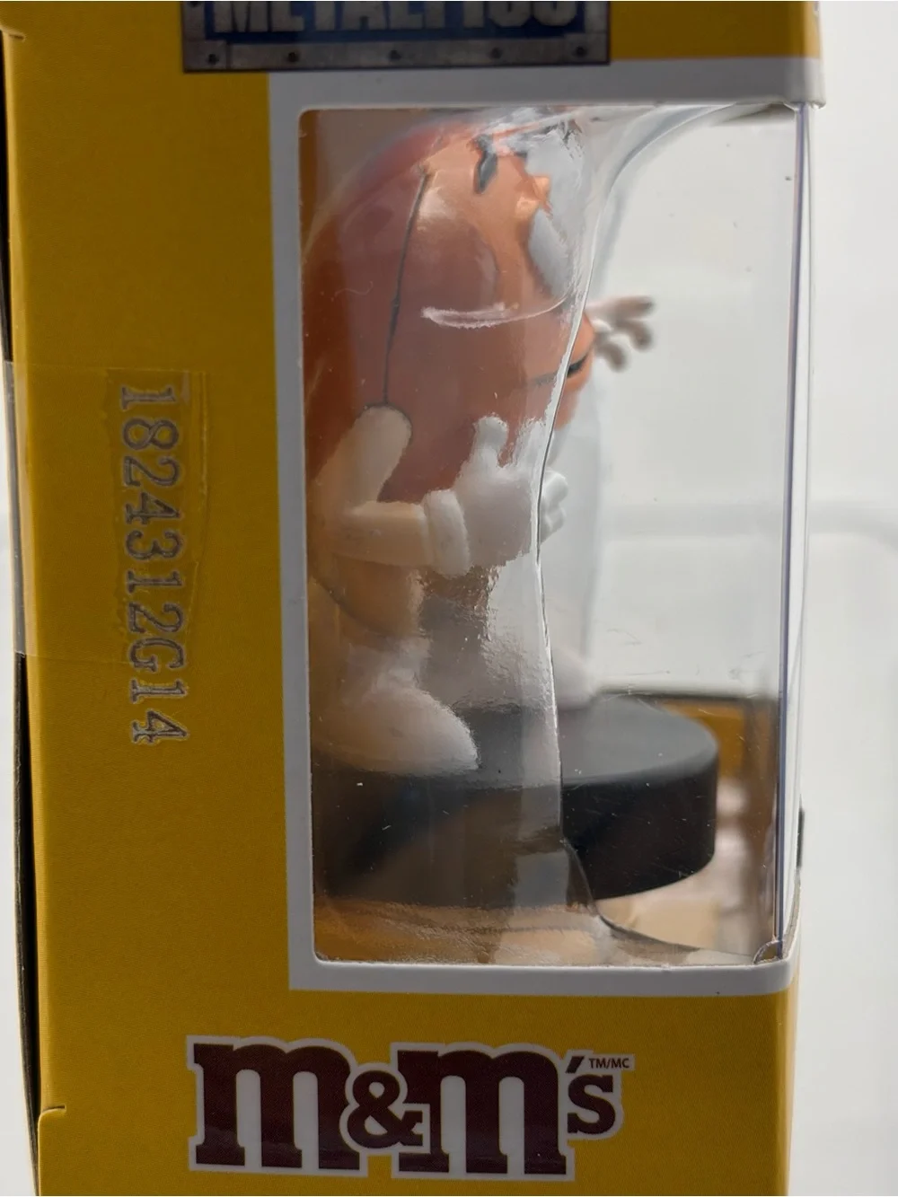⁠Jada Toys M&M's Orange Character MetalFigs Die-Cast Metal Figure Collectible⁠